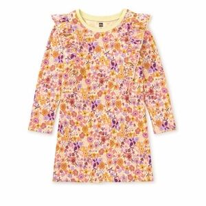 Tea Collection X Maisonette
Ruffle Sleeve A-Line Dress, Hand Painted Wildflowers